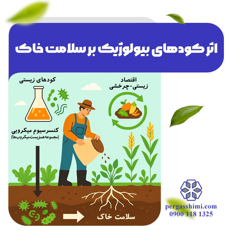 اثر کودهای بیولوژیک بر سلامت خاک
